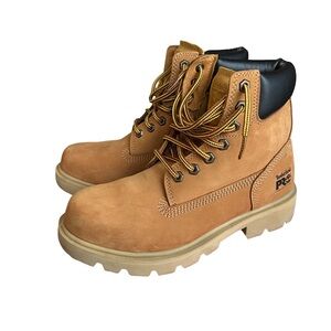 TIMBERLAND PRO SAWHORSE 6" COMPOSITE SAFETY TOE WHEAT MEN'S 6, WOMEN'S 7.5 EU38